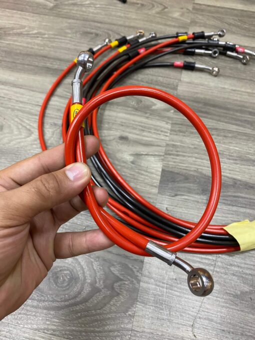 Dây dầu hell bấm 2 đầu inox chất lượng