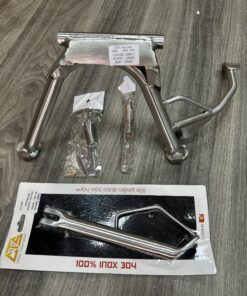 Chân Chống Inox 304 CTS Cho Vision / Scoopy / Beat