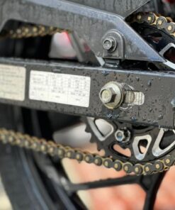 Bộ nhông sên dĩa nhôm 7075 Nam Oil màu đen cho Satria/Rader Fi