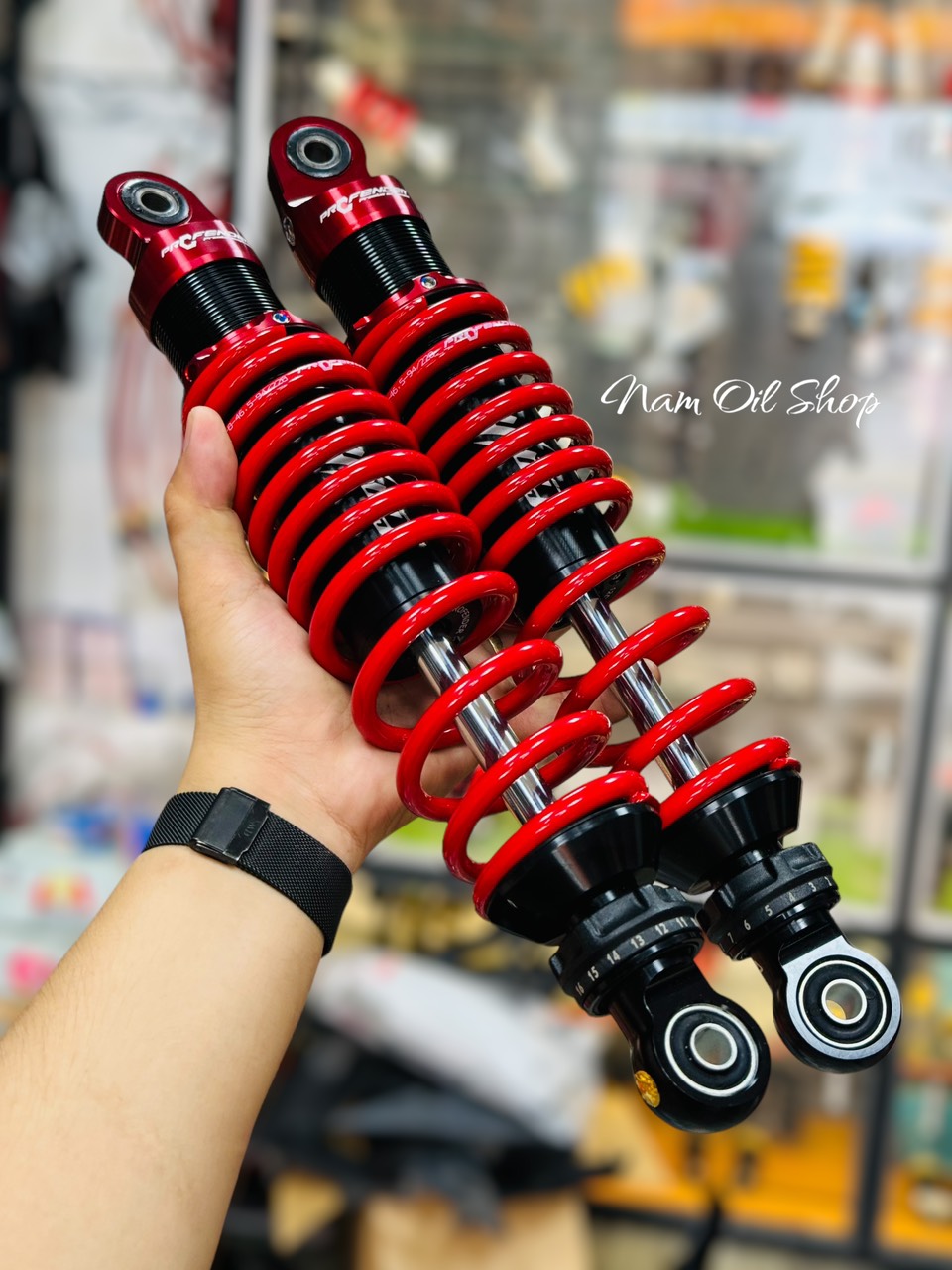 Phuộc Profender mẫu Flash 355mm cho Yamaha PG-1