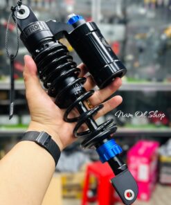 Phuộc Nitron Đông Nam Á bình dâu Full đen núm xanh cho AB