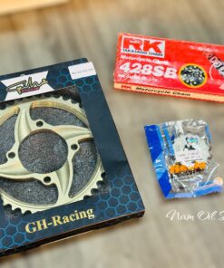 Nhông sên dĩa Yamaha Yaz sên RK dĩa 7075 nhông Recto cao cấp