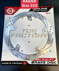 Đĩa thép TQ6 cao cấp 320mm cho Satria/Raider Fi