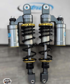 Phuộc Nitron Đông Nam Á V2 bình dầu cho AB125/160 (Đen Bình Xám)